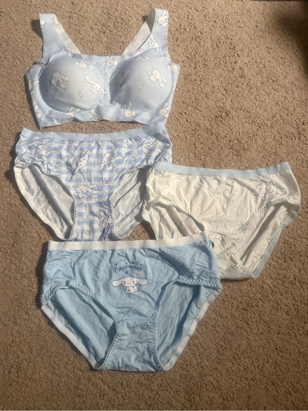 Cinnamoroll bra and underwear set
